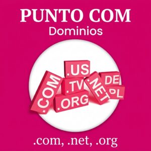 Dominios (.com, net, org)