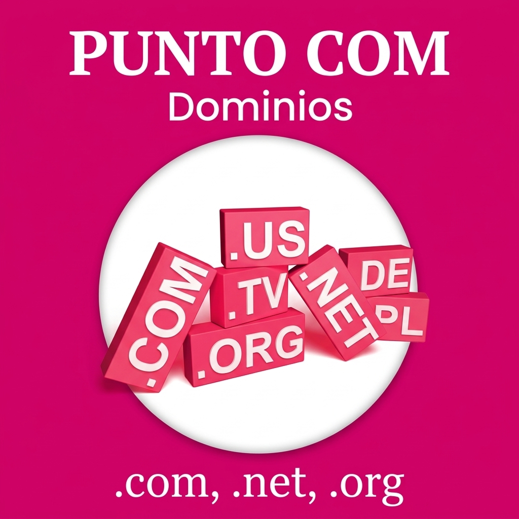 Dominios (.com, net, org)
