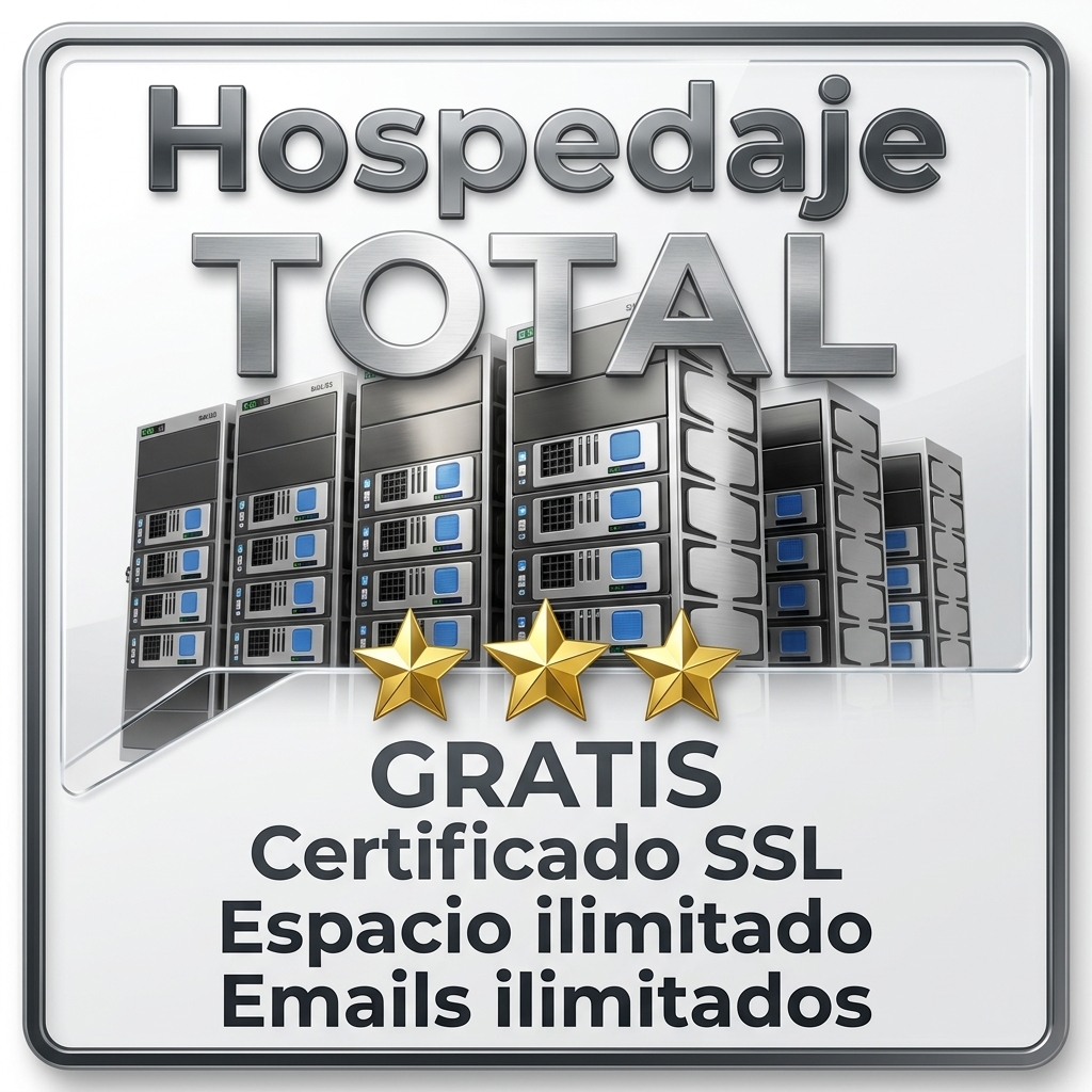 Hospedaje Total Sin Límites + Emails ilimitados