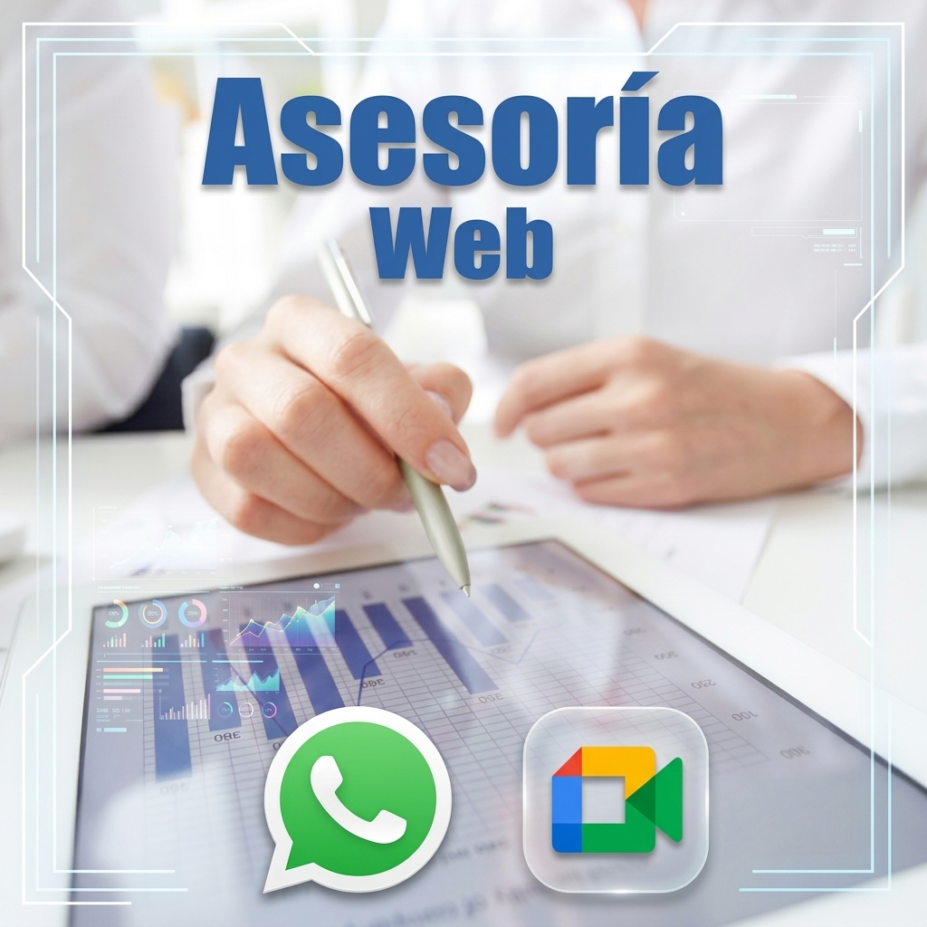 Asesoría Web Soporte Directo - Meet, WhatsApp, Email